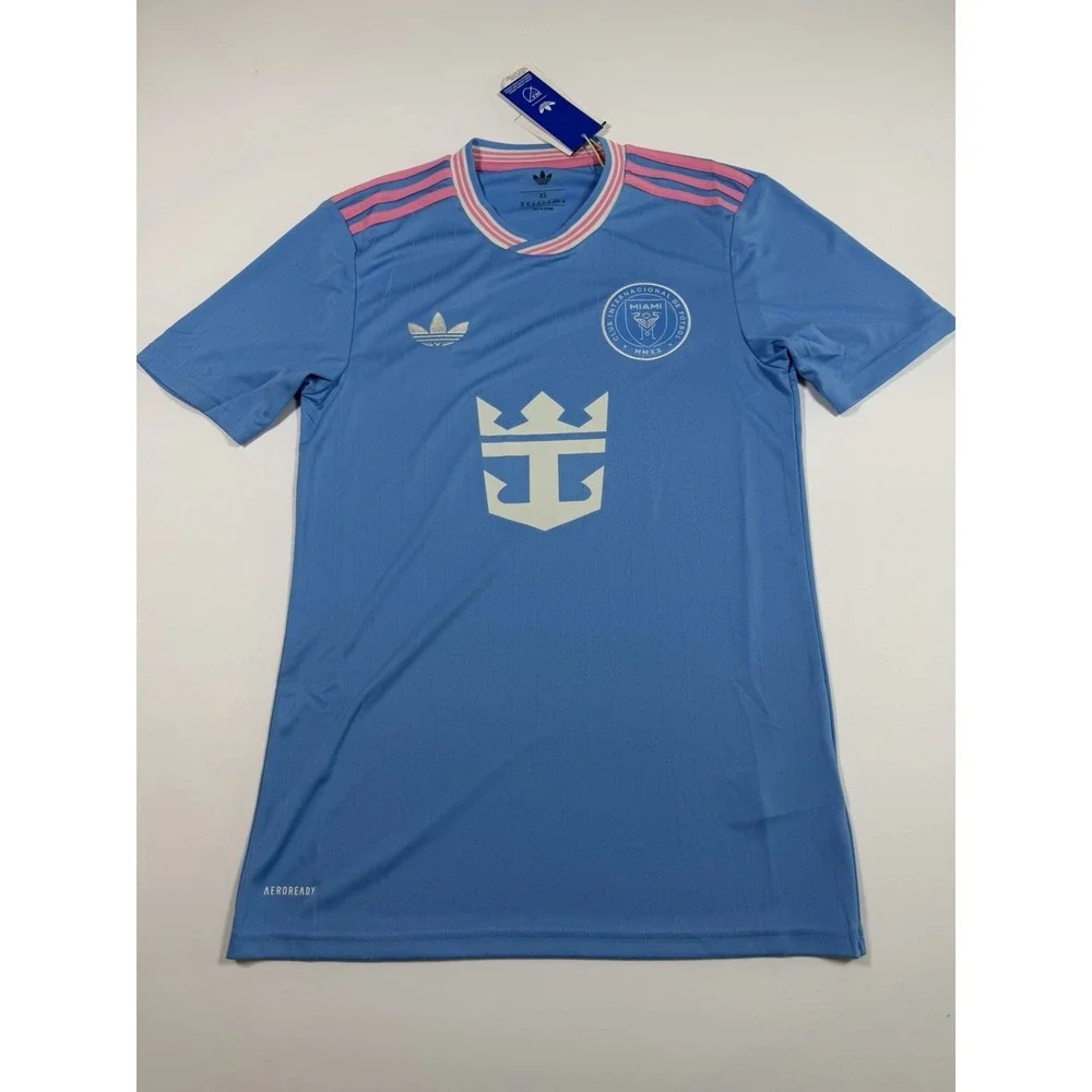 Adidas Inter Miami Lionel Messi Men's Size XS 25/26 Third Soccer Jersey Blue